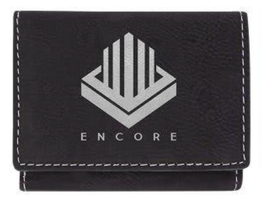 Personalized Leatherette Trifold Wallet